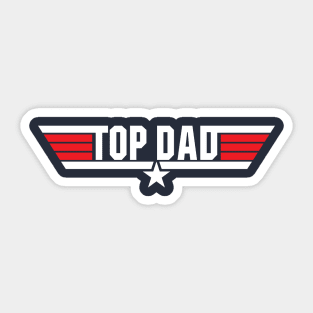 Top Dad Sticker